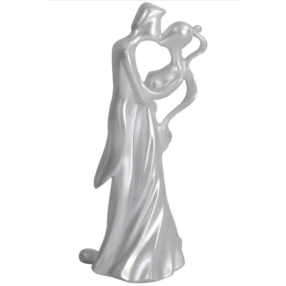 The First Kiss Wilton Wedding Anniversary Cake Topper Shimmer‎ White 202-9417